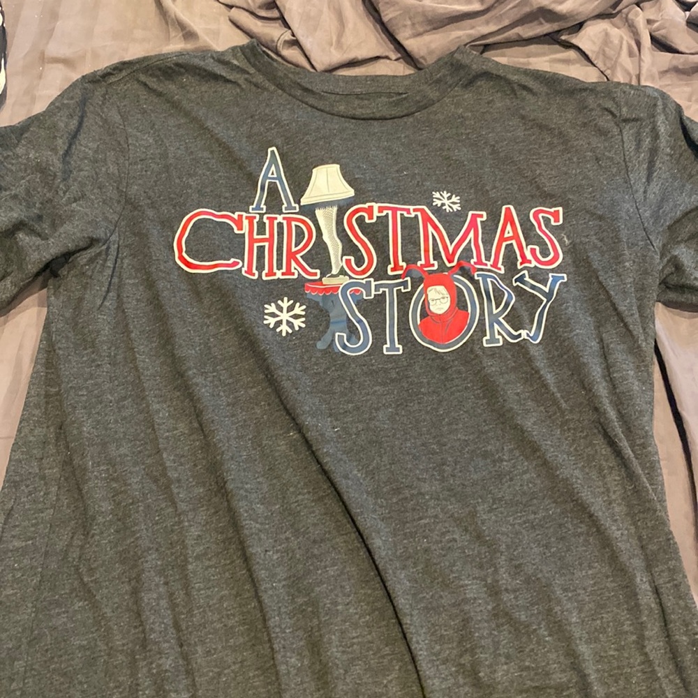 A Christmas story Charcoal colored tshirt